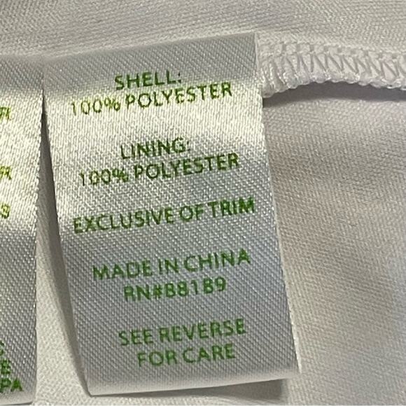 Lilly Pulitzer Mango‎ Shift Mini Dress Leafy Palm Lace White Womens Size S NWT - Picture 8 of 10